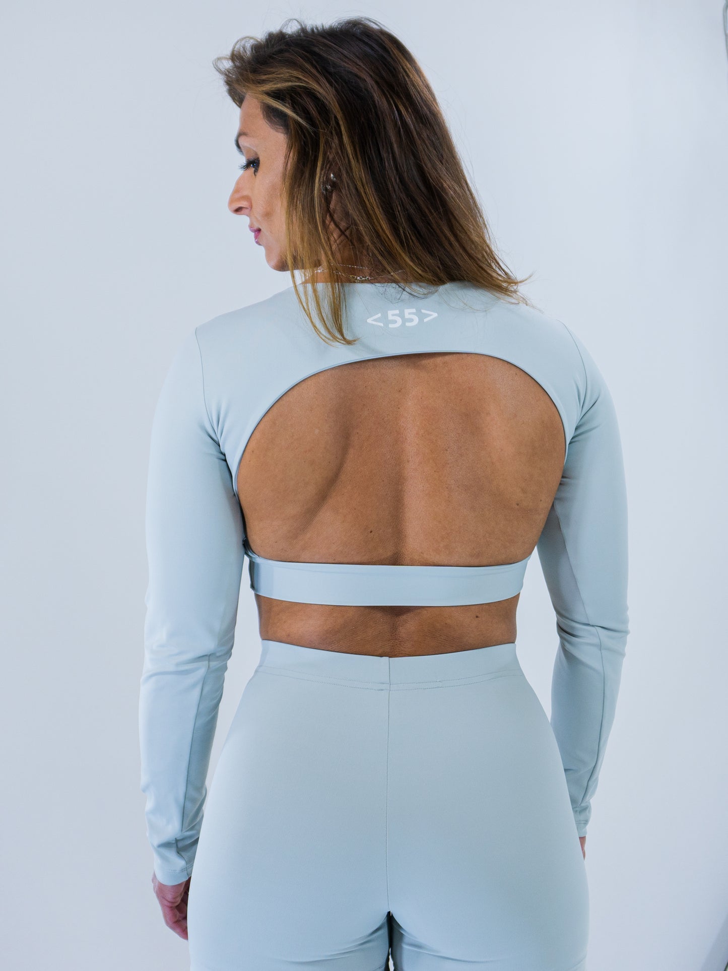 Top Skin Cut Manga Longa - Ice