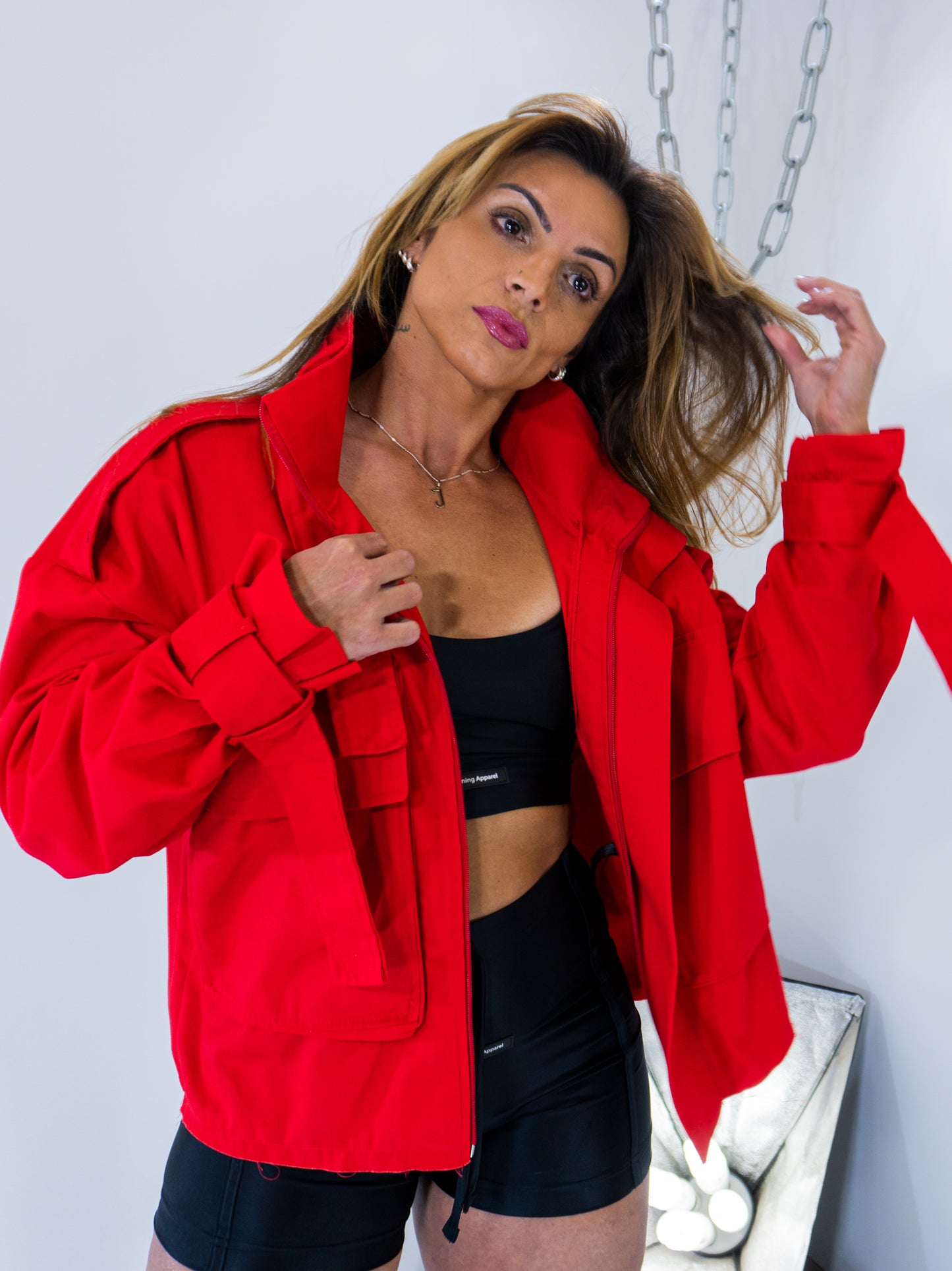 Jaqueta Army Fw - Red